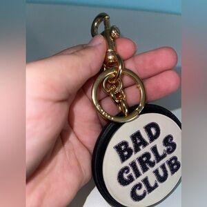 Disney x Coach "Bad Girls Club" bag Keychain limited edition